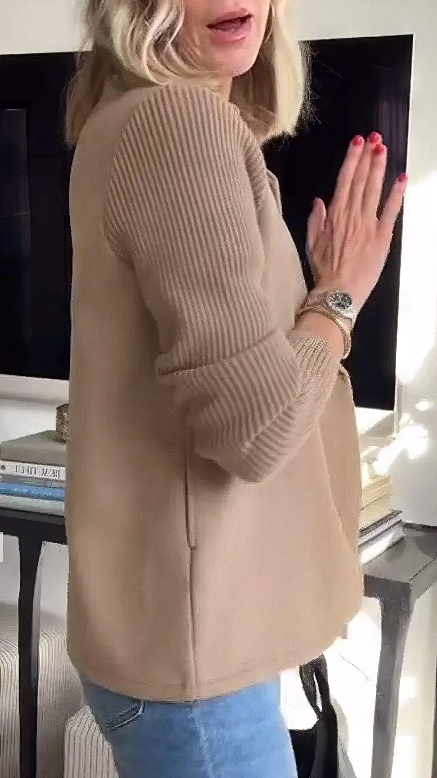 Lavinque Coats & Jackets Blazer Femme | Rose Poudré | Chic & Structuré