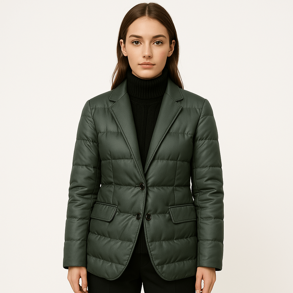 Lavinque Coats & Jackets Blazer Matelassé Hiver | Coupe Tailleur | Élégant et Chaud