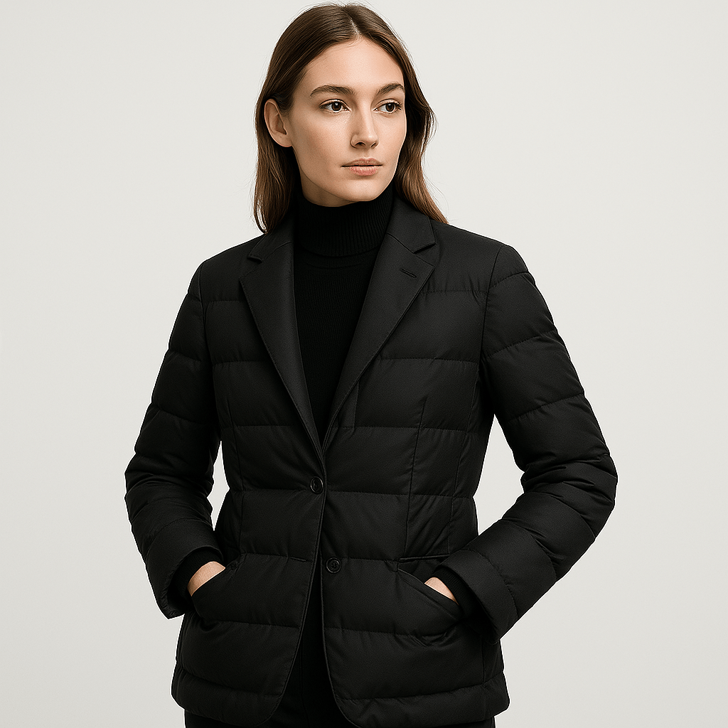 Lavinque Coats & Jackets Blazer Matelassé Hiver | Coupe Tailleur | Élégant et Chaud
