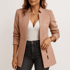 Lavinque Coats & Jackets Blazer Vieux Rose Cintré | Élégance Féminine | Style Moderne & Chic