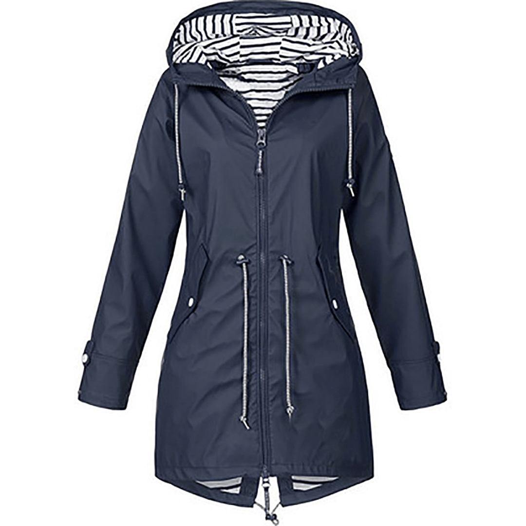 Lavinque Coats & Jackets Bleu marine / S Parka Imperméable | Jaune | Coupe-Vent & Stylée
