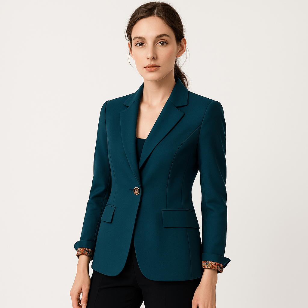 Lavinque Coats & Jackets Bleu / S Blazer Cintré Classique | Finitions Élégantes | Polyvalent et Structuré