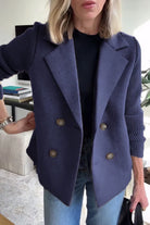 Lavinque Coats & Jackets Bleu / S Blazer Femme | Rose Poudré | Chic & Structuré