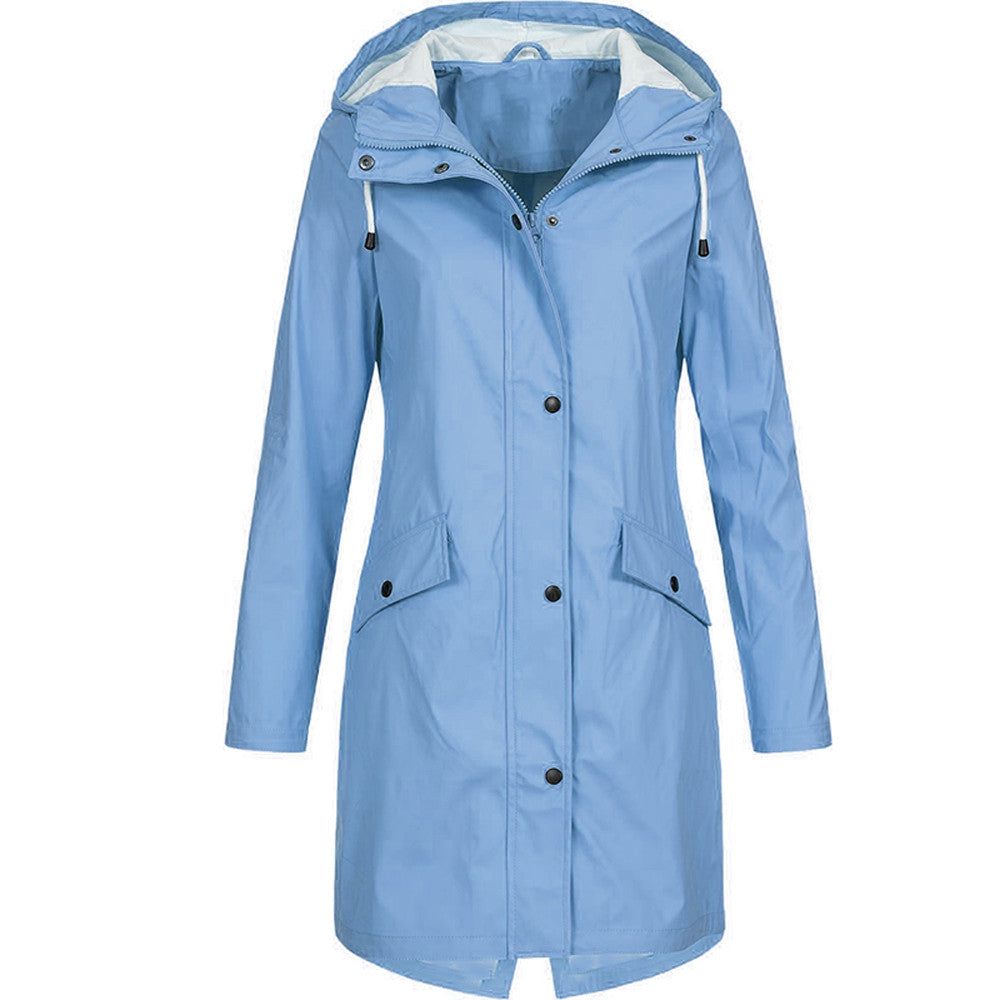 Lavinque Coats & Jackets Bleu / S Parka Imperméable | Noire | Déperlante & Élégante