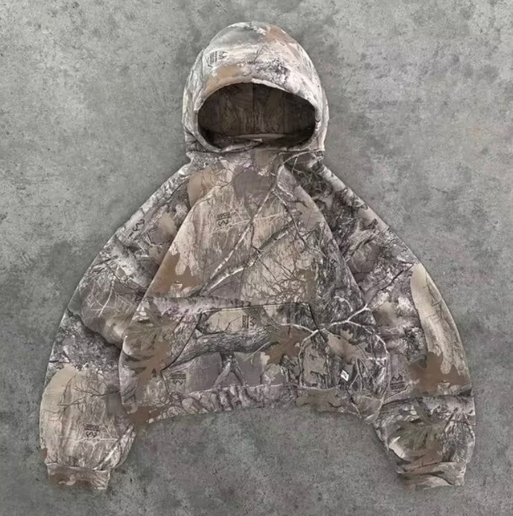Lavinque Coats & Jackets Camo / S Poncho à Capuche Léopard | Oversize & Douillet | Pièce Statement