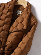 Lavinque Coats & Jackets Doudoune Ceinturée | Camel | Matelassée & Élégante