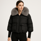 Lavinque Coats & Jackets Doudoune Glamour | Col Fausse Fourrure | Chaude et Élégante