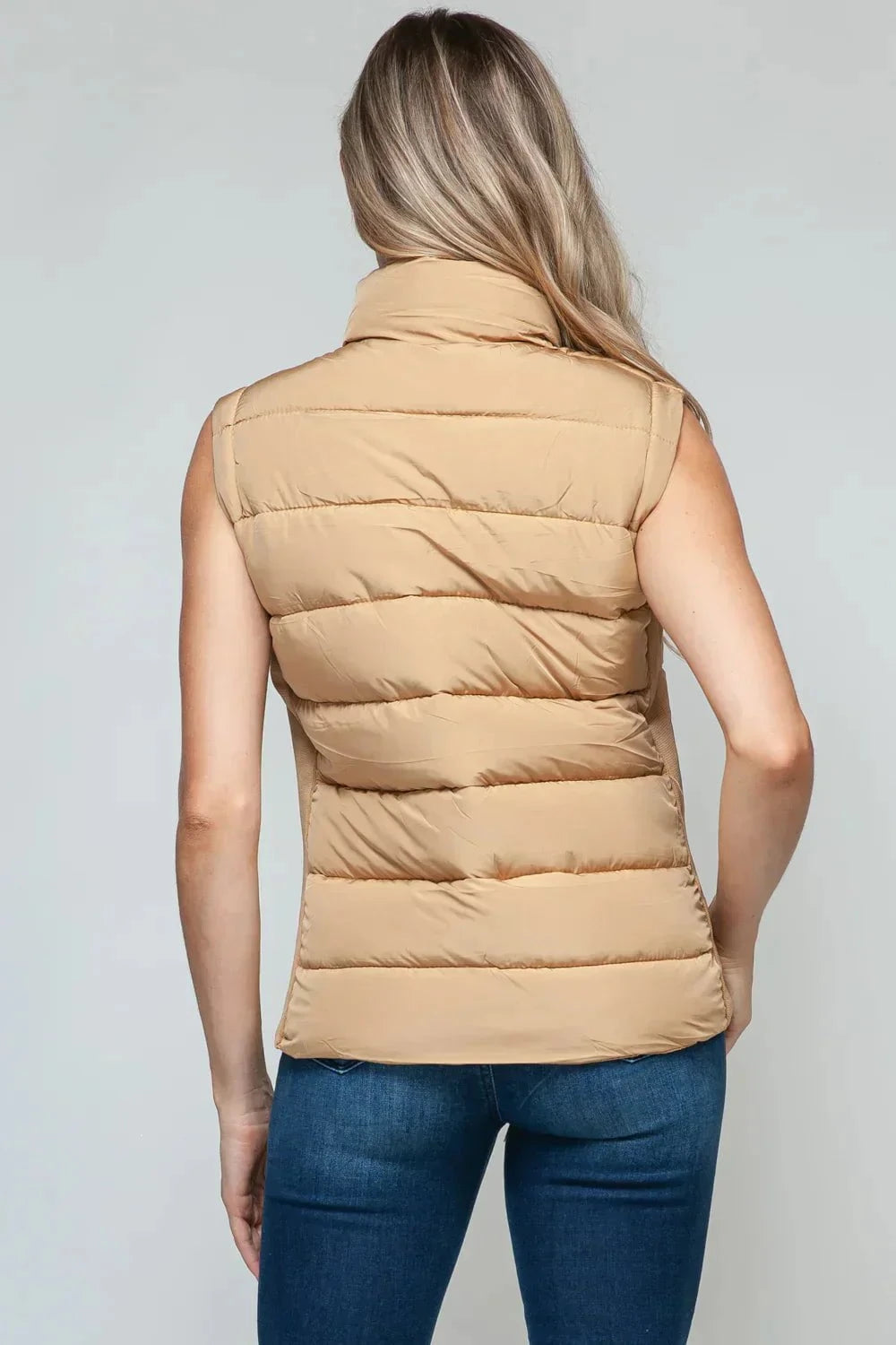 Lavinque Coats & Jackets Gilet Matelassé Sans Manches | Camel | Léger & Tendance