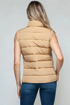 Lavinque Coats & Jackets Gilet Matelassé Sans Manches | Camel | Léger & Tendance