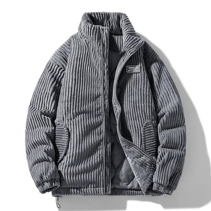 Lavinque Coats & Jackets Gris Foncé / S Doudoune Velours | Lilas | Douce & Tendance