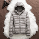 Lavinque Coats & Jackets Gris / S Doudoune Légère | Taupe Métallisé | Chaude & Compacte