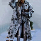 Lavinque Coats & Jackets Gris Visage / S Manteau Oversize en Laine | Gris Chiné | Moderne et Enveloppant