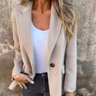 Lavinque Coats & Jackets Kaki / S Blazer Laineux Moutarde | Structuré | Chaleureux et Élégant