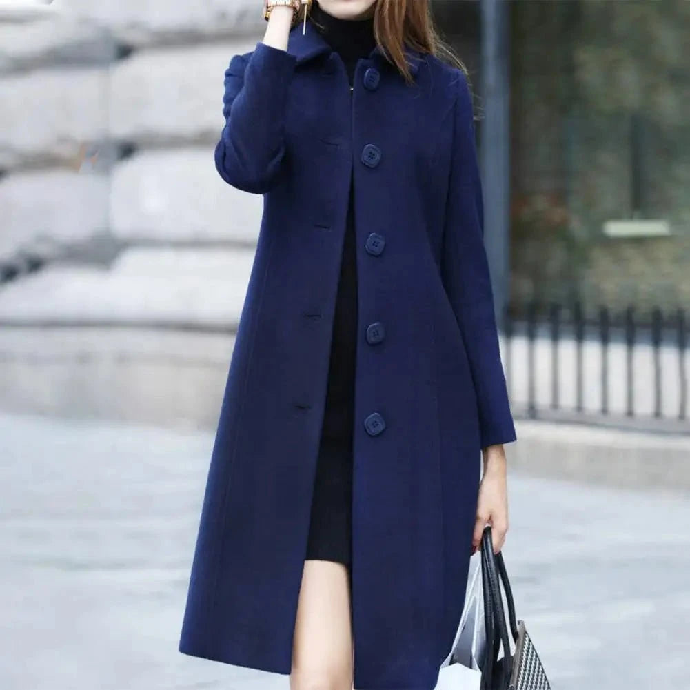 Lavinque Coats & Jackets Manteau Femme Élégant | Laine Mélangée | Chic et Intemporel