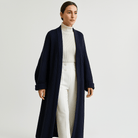 Lavinque Coats & Jackets Manteau Long Beige | Léger et Ouvert | Élégance Décontractée