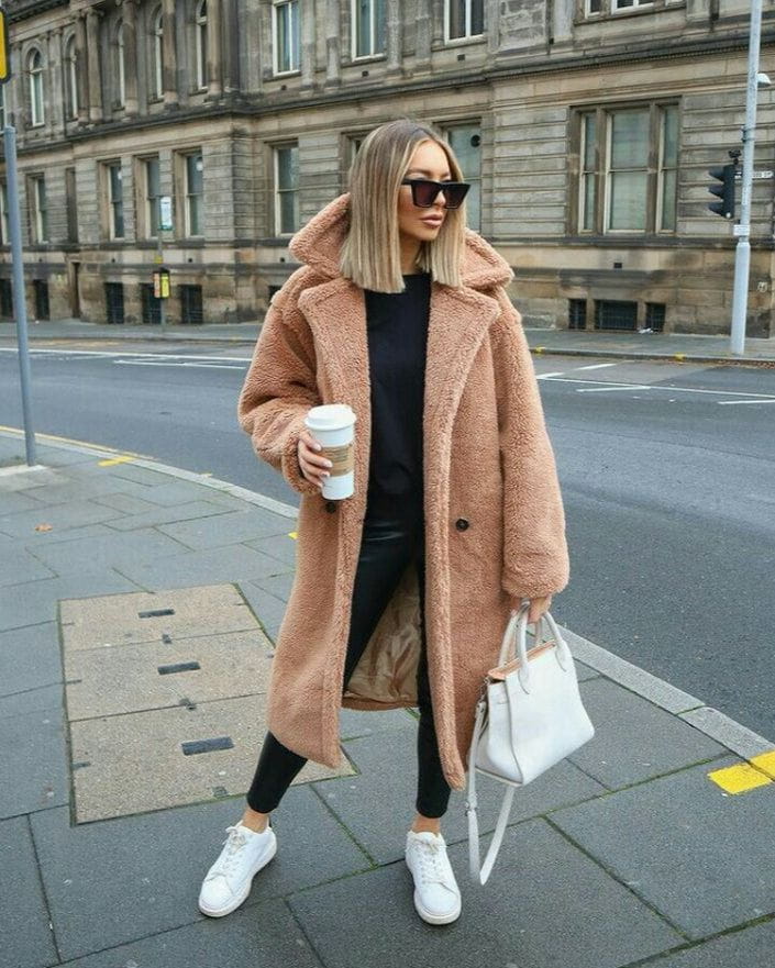 Lavinque Coats &Jackets Manteau Long en Laine | Élégance | Chaleur et Tendance