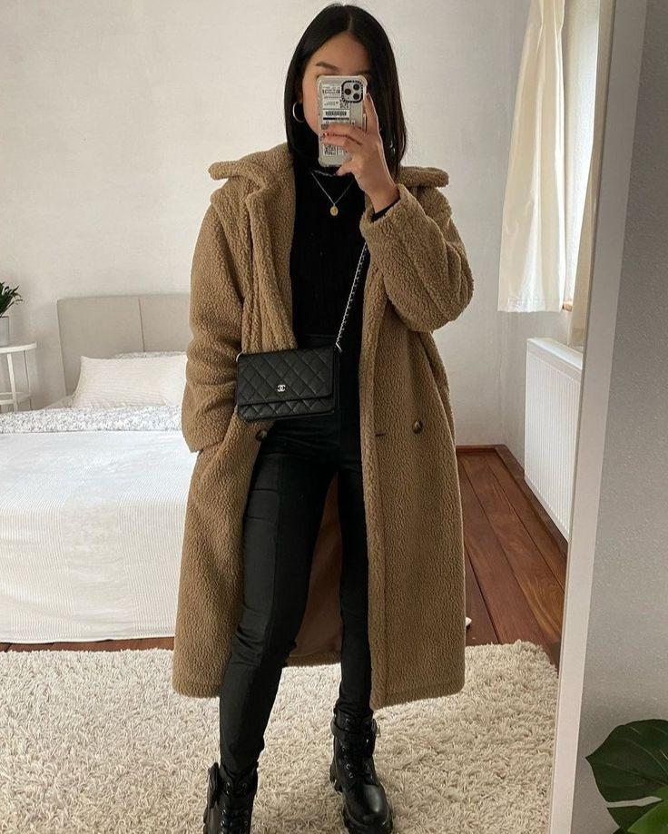 Lavinque Coats &Jackets Manteau Long en Laine | Élégance | Chaleur et Tendance