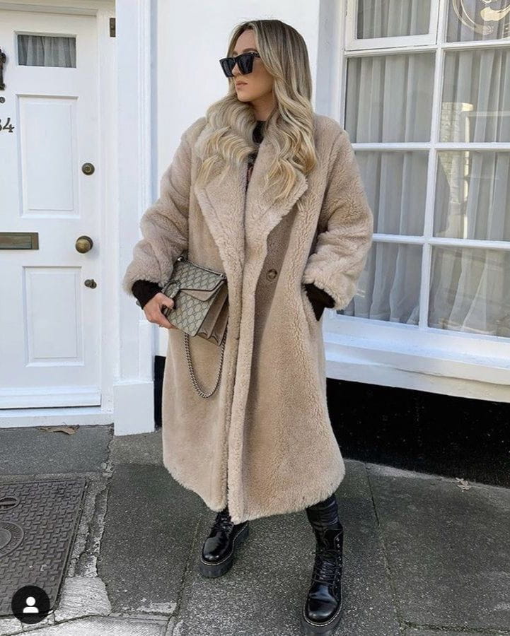 Lavinque Coats &Jackets Manteau Long en Laine | Élégance | Chaleur et Tendance