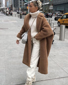 Lavinque Coats &Jackets Manteau Long en Laine | Élégance | Chaleur et Tendance