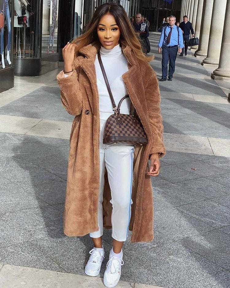 Lavinque Coats &Jackets Manteau Long en Laine | Élégance | Chaleur et Tendance