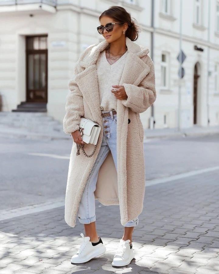Lavinque Coats &Jackets Manteau Long en Laine | Élégance | Chaleur et Tendance