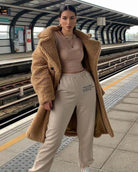 Lavinque Coats &Jackets Manteau Long en Laine | Élégance | Chaleur et Tendance