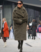 Lavinque Coats &Jackets Manteau Long en Laine | Élégance | Chaleur et Tendance