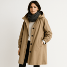 Lavinque Coats & Jackets Manteau Noir | Capuche Intégrée | Urbain et Décontracté