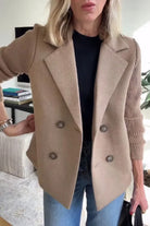 Lavinque Coats & Jackets Marron / S Blazer Femme | Rose Poudré | Chic & Structuré