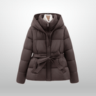 Lavinque Coats & Jackets Marron / S Doudoune Ceinturée Femme | Noire Élégante | Chaude et Stylée