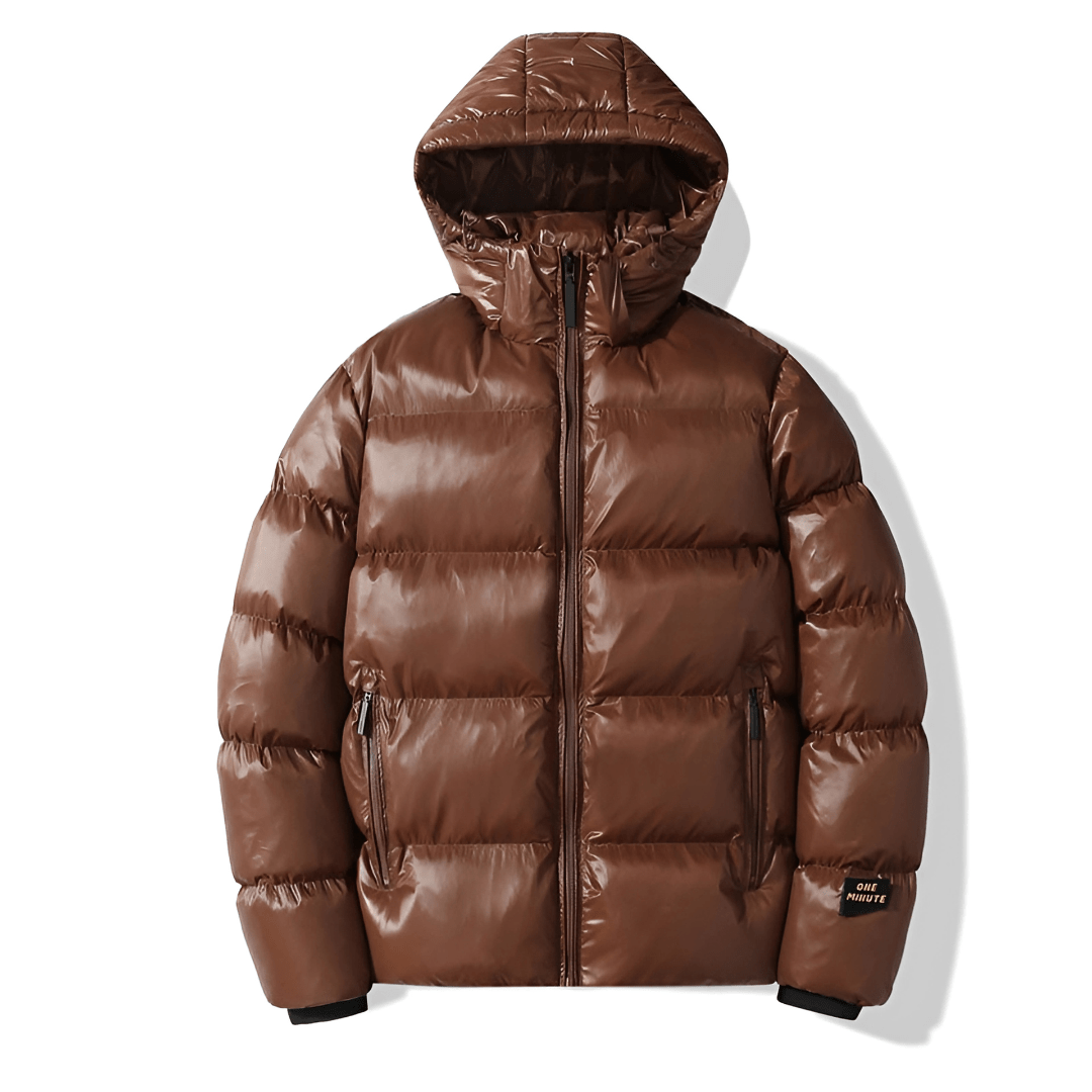 Lavinque Coats & Jackets Marron / S Doudoune Matelassée à Capuche | Noire | Ultra Chaude et Résistante