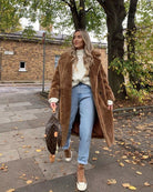 Lavinque Coats &Jackets Marron / S Manteau Long en Laine | Élégance | Chaleur et Tendance