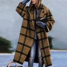 Lavinque Coats & Jackets Marron / S Manteau Oversize en Laine | Gris Chiné | Moderne et Enveloppant