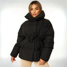 Lavinque Coats & Jackets Noir / M Doudoune Ceinturée | Ultra-Chaude | Élégance et Confort