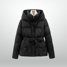 Lavinque Coats & Jackets Noir / S Doudoune Ceinturée Femme | Noire Élégante | Chaude et Stylée