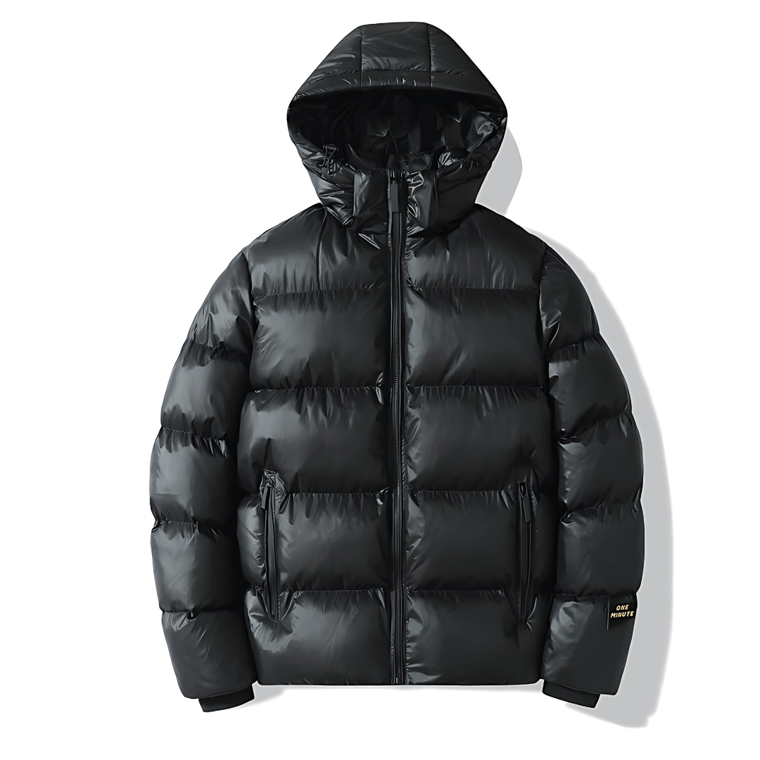 Lavinque Coats & Jackets Noir / S Doudoune Matelassée à Capuche | Noire | Ultra Chaude et Résistante