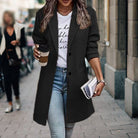 Lavinque Coats & Jackets Noir / S Manteau Long Classique | Camel | Chic et Urbain
