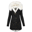 Lavinque Coats &Jackets Noir / S Parka Hiver avec Capuche Fourrure | Chaude et Élégante