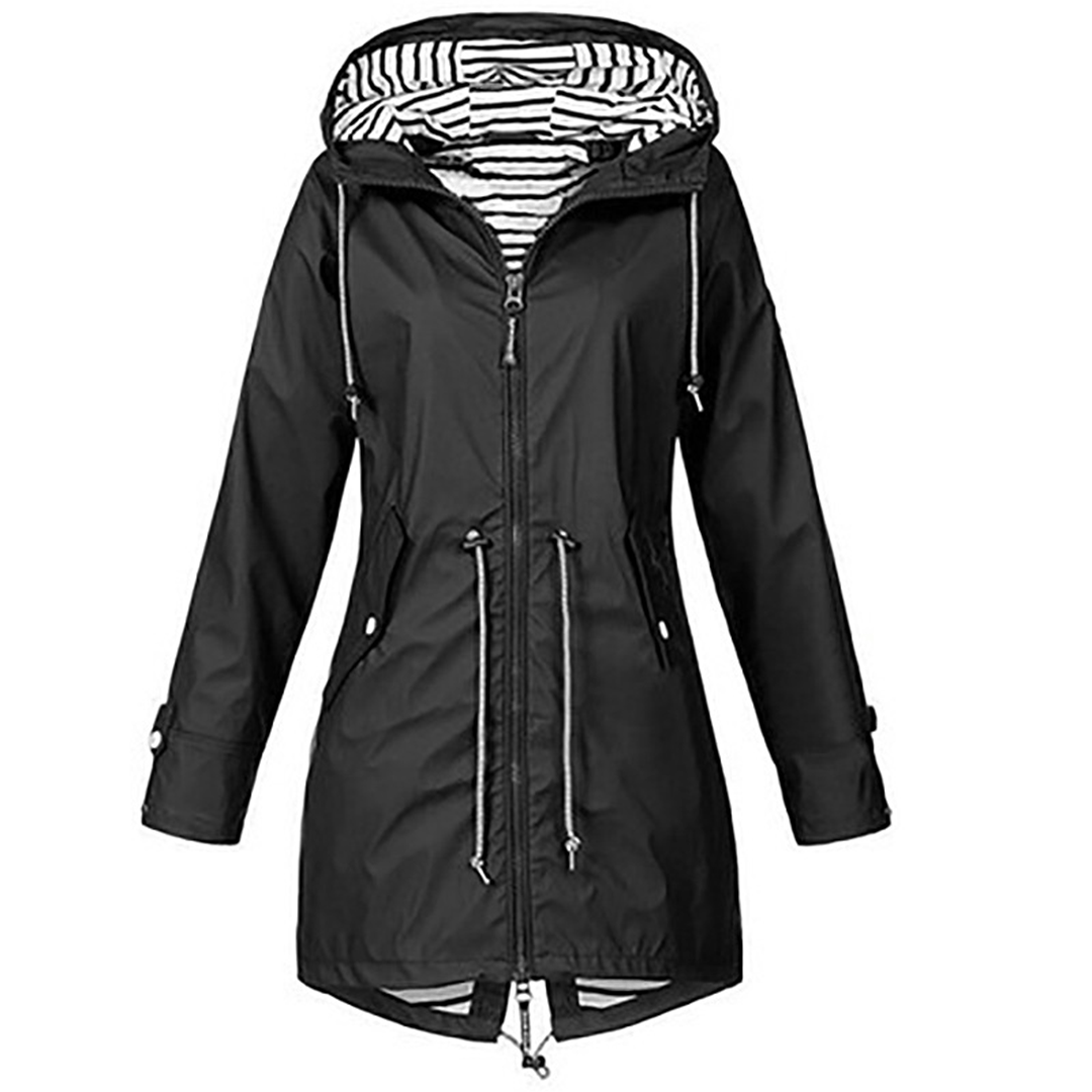 Lavinque Coats & Jackets Noir / S Parka Imperméable | Jaune | Coupe-Vent & Stylée
