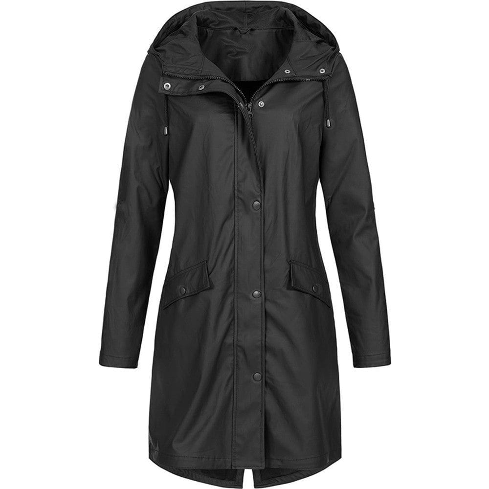 Lavinque Coats & Jackets Noir / S Parka Imperméable | Noire | Déperlante & Élégante
