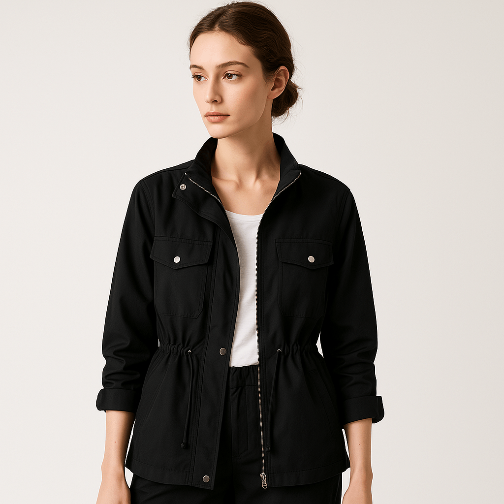 Lavinque Coats & Jackets Noir / S Veste Coupe-Vent Légère | Taille Ajustable | Parfaite pour la Mi-saison