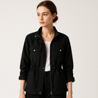 Lavinque Coats & Jackets Noir / S Veste Coupe-Vent Légère | Taille Ajustable | Parfaite pour la Mi-saison