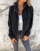 Lavinque Coats & Jackets Noir / S Veste Légère à Capuche | Style Décontracté | Polyvalente et Confortable