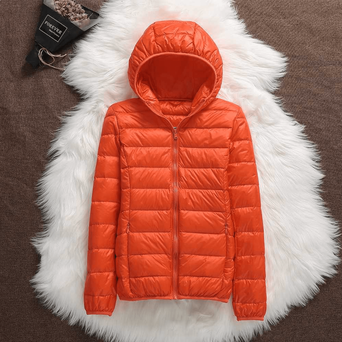 Lavinque Coats & Jackets Orange / S Doudoune Légère | Taupe Métallisé | Chaude & Compacte