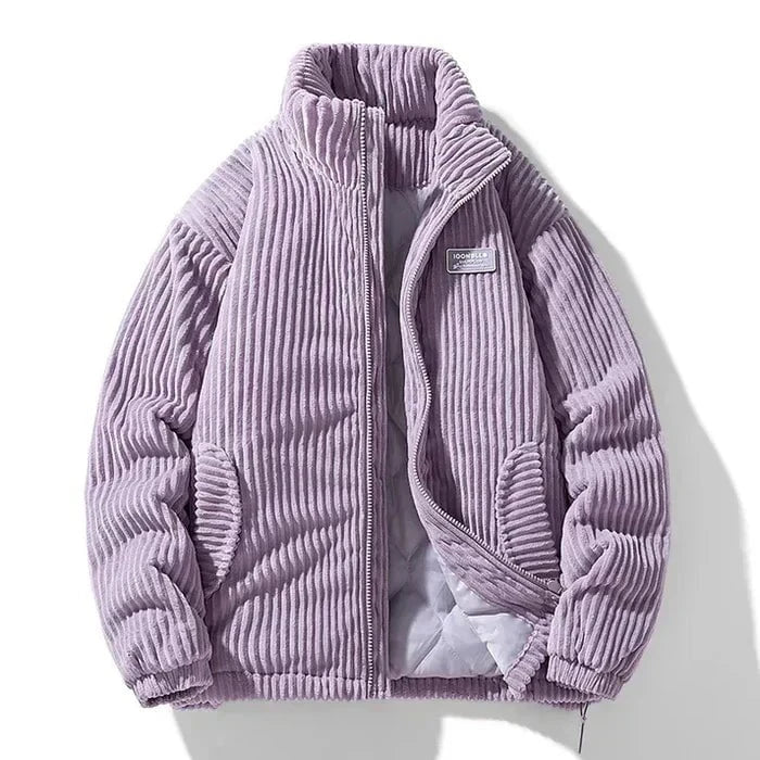 Lavinque Coats & Jackets Pourpre / S Doudoune Velours | Lilas | Douce & Tendance