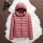 Lavinque Coats & Jackets Rose foncé / S Doudoune Légère | Taupe Métallisé | Chaude & Compacte