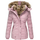 Lavinque Coats & Jackets Rose / S Doudoune Cintrée avec Capuche Fourrée | Noir | Chaude, Élégante et Fonctionnelle
