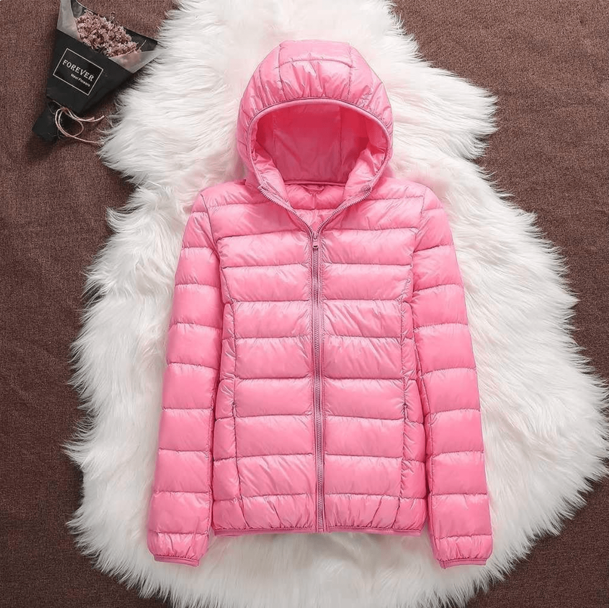 Lavinque Coats & Jackets Rose / S Doudoune Légère | Taupe Métallisé | Chaude & Compacte