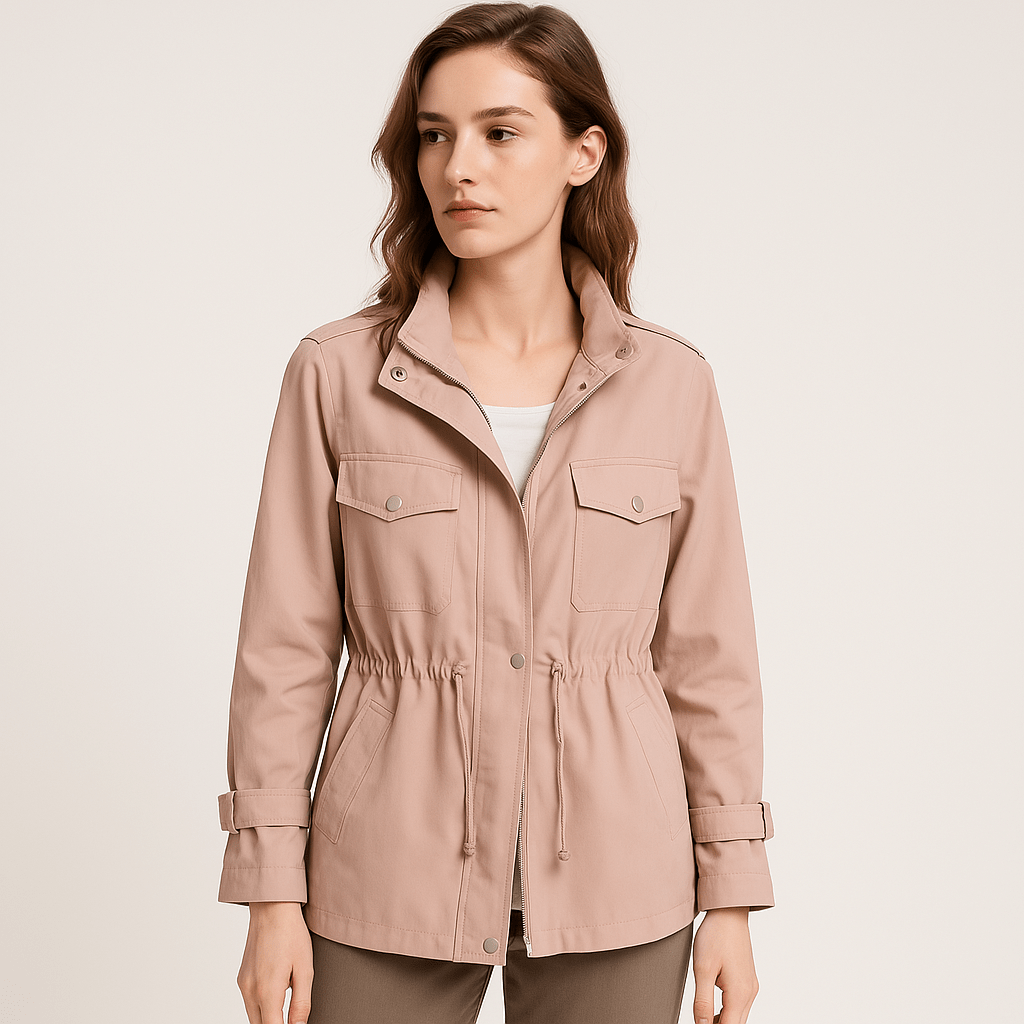 Lavinque Coats & Jackets Rose / S Veste Coupe-Vent Légère | Taille Ajustable | Parfaite pour la Mi-saison