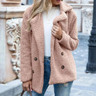 Lavinque Coats & Jackets Rose / S Veste en Mouton Bouclé | Marron Chocolat | Douce et Tendance